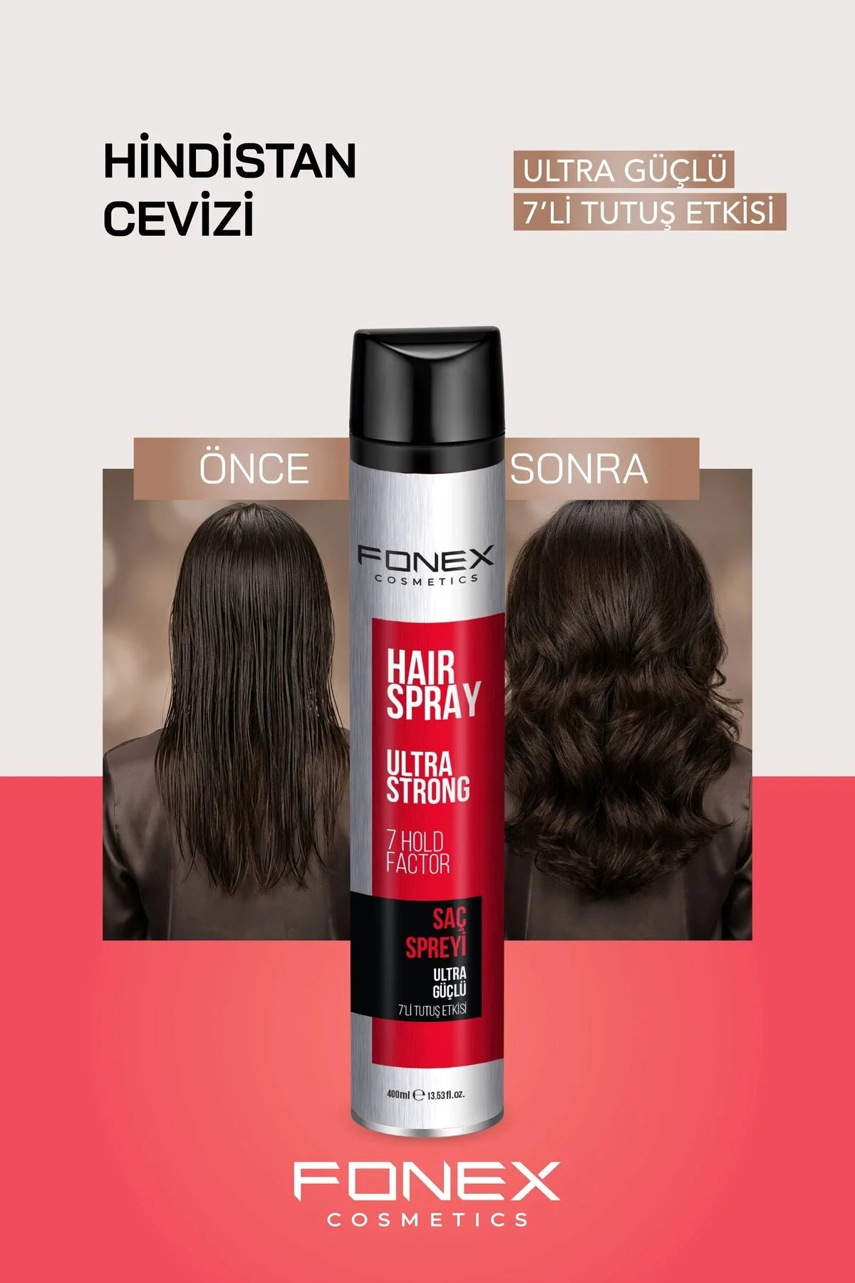 Fonex Hair Spray Ultra Strong 400ml