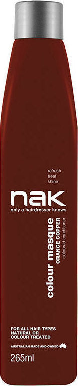 NAK Colour Masque Orange Copper 265ml Hair And Beauty Kingdom