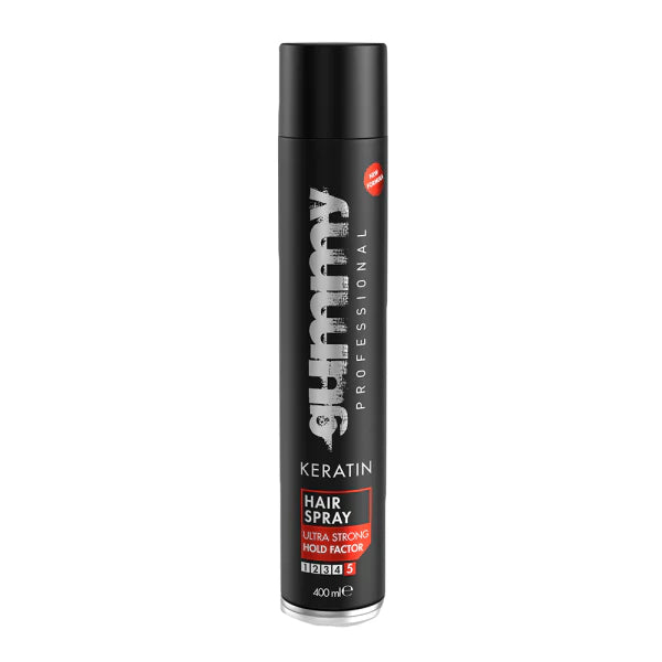 Gummy Professional Keratin Hair Spray Ultra Strong Hold Factor 400ml