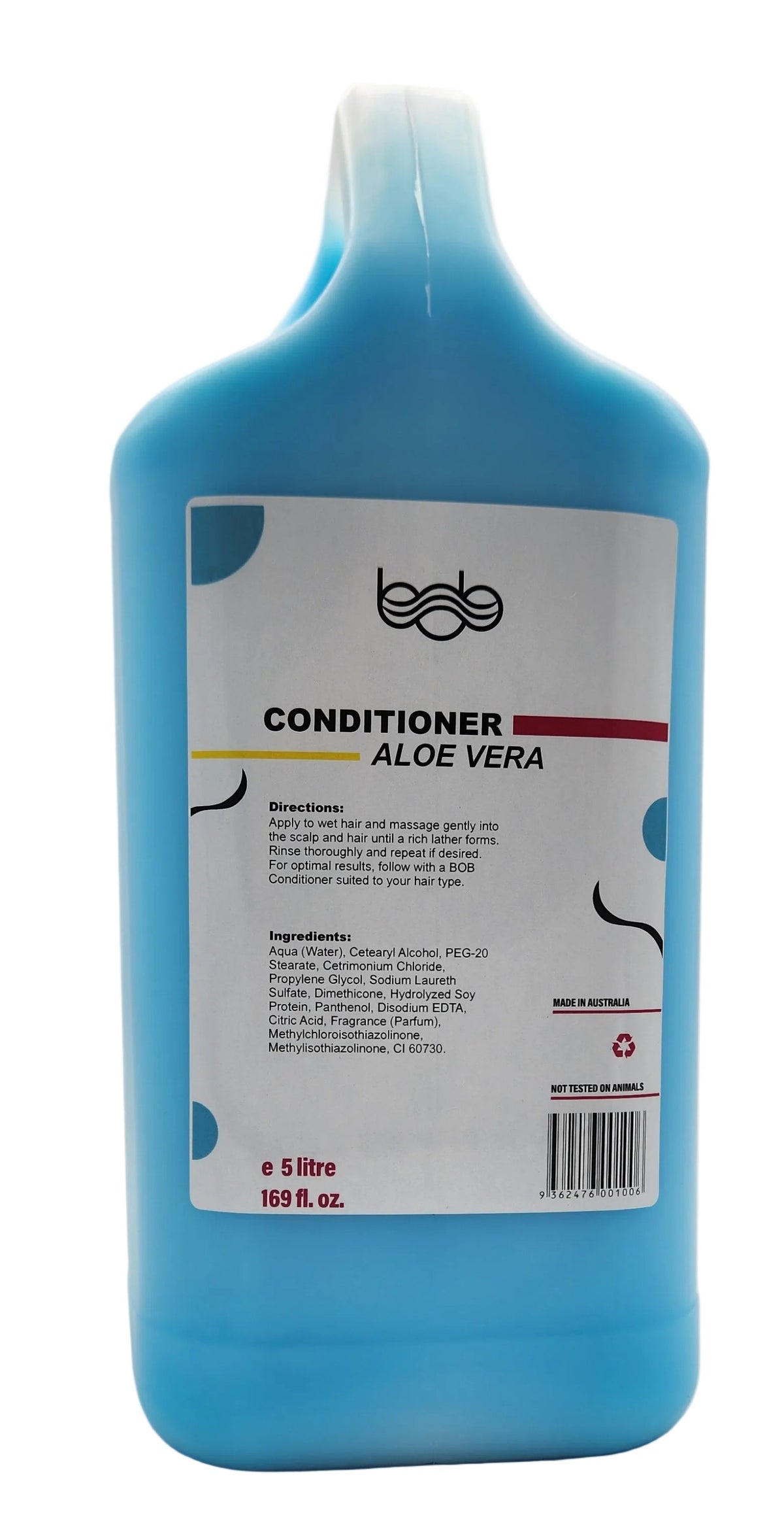 BOB Aloe Vera Hydrating Professional Salon Conditioner 5L – For Soft, Moisturised Hair