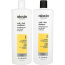 Nioxin No. 1 Shampoo and Conditioner Duo 1L Shampoo and Conditioner Nioxin