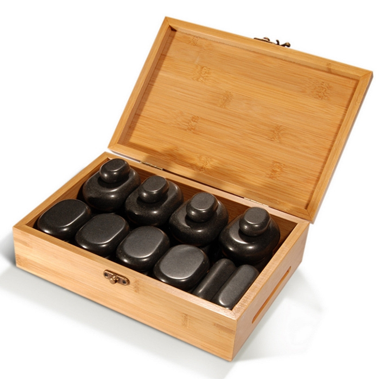 Joiken SPA Hot Stone 28 Piece Set 100% Basalt Rocks for Body Massage 453216 Spa Product Joiken