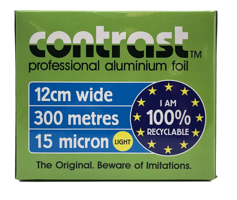 Contrast Roll Foil 300M 15micron 12cm Wide