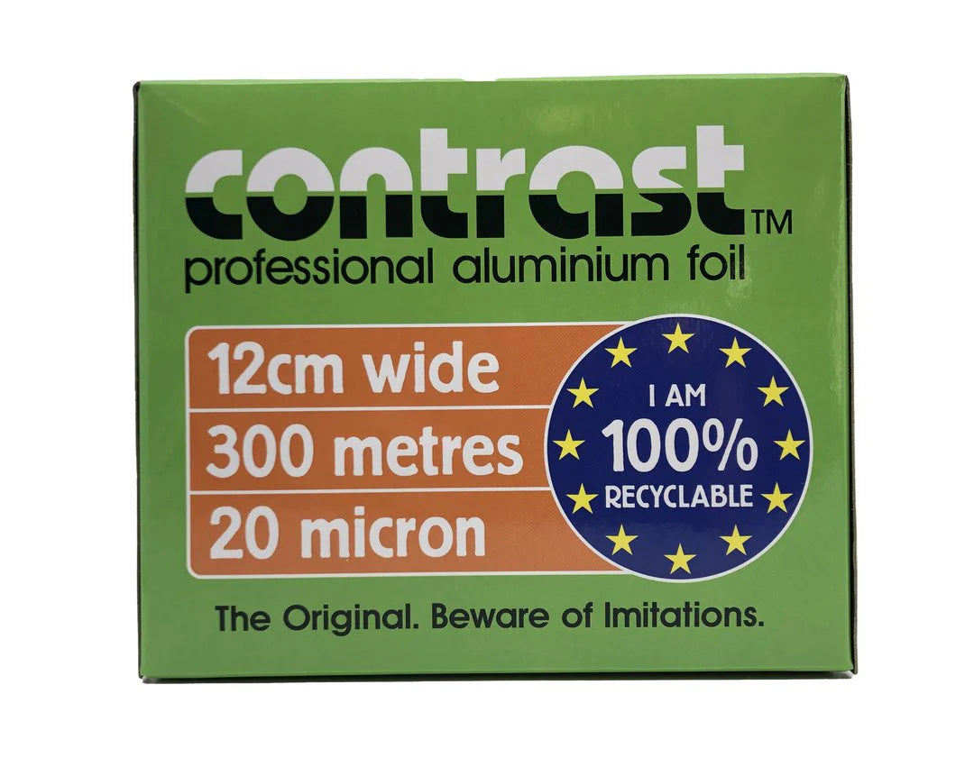 Contrast Roll Foil 300M 20micron 12cm Wide Foil Contrast