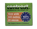 Contrast Roll Foil 300M 20micron 12cm Wide Foil Contrast