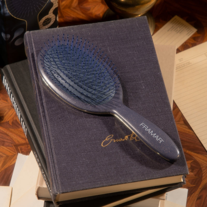 Framar Dark Academia Detangle Brush Midnight Hair Brush Framar