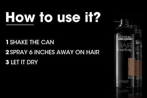 L'oreal Hair Touch Up Mahogany Brown 75ml Hair Colours - Temporary Loreal