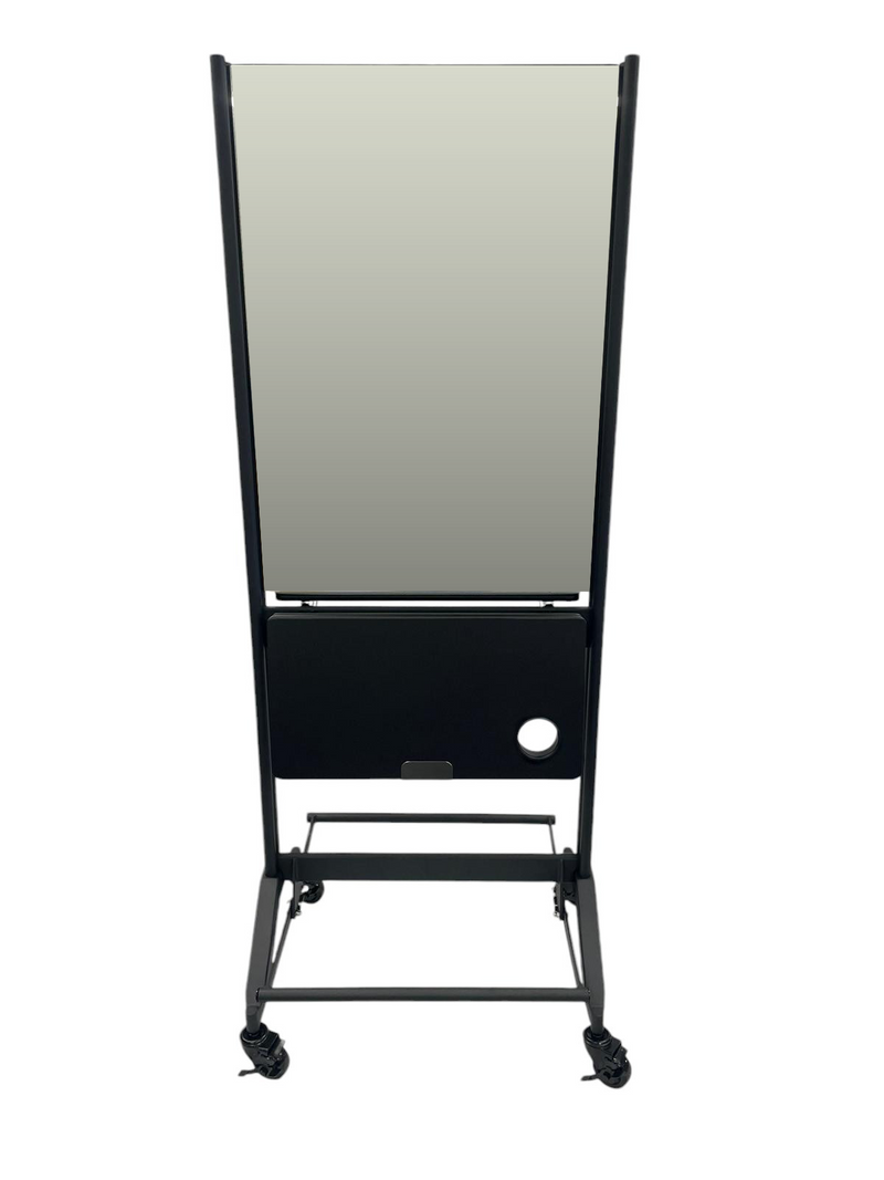 Karma Broome Double Sided Mobile Workstation with Mirror Black 060901