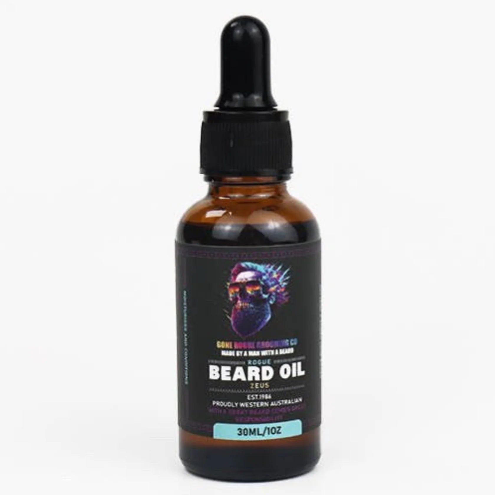 Gone Rogue Grooming Co. Beard Oil 30ml - Zeus Beard - Moustache Care Gone Rogue Grooming Co.