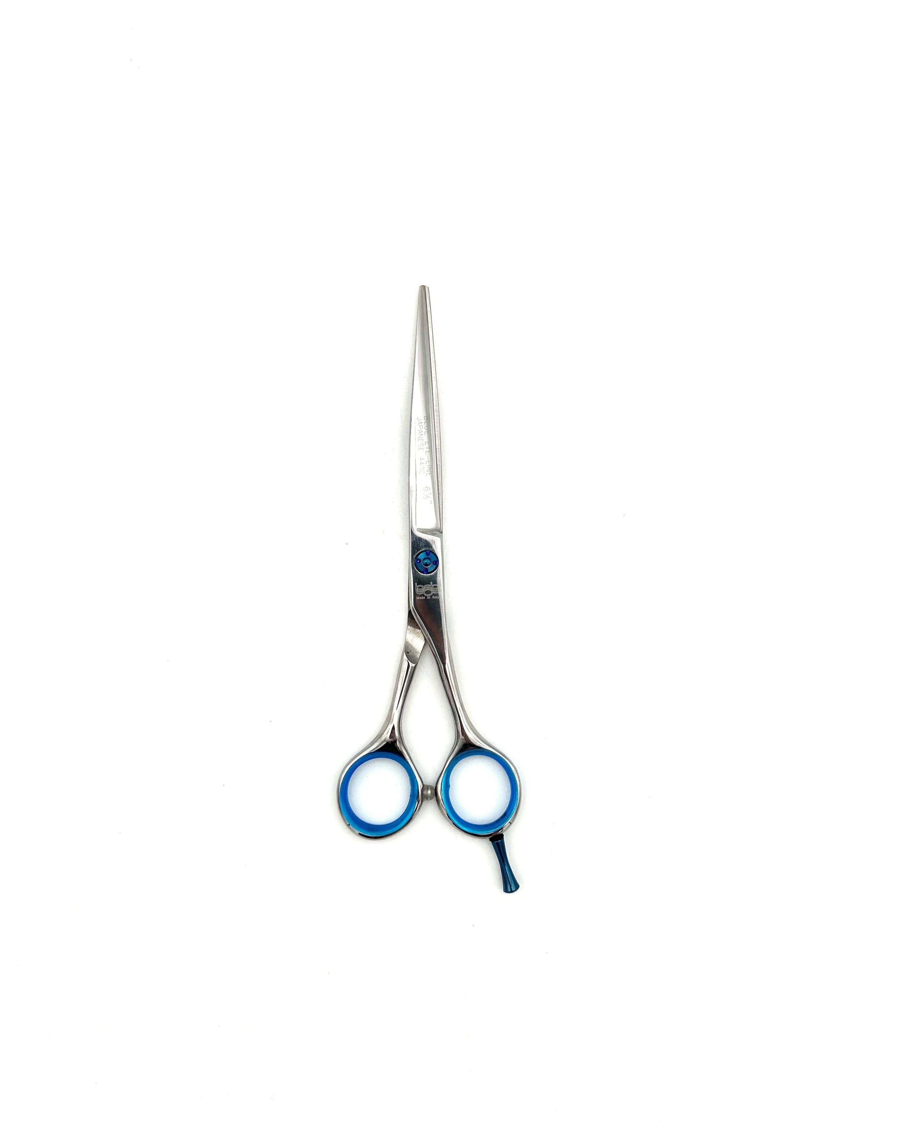 BOB Blue Eye Line 6.5 Inch Japanese Steel Scissor Steel - Made In Italy Scissors Bob