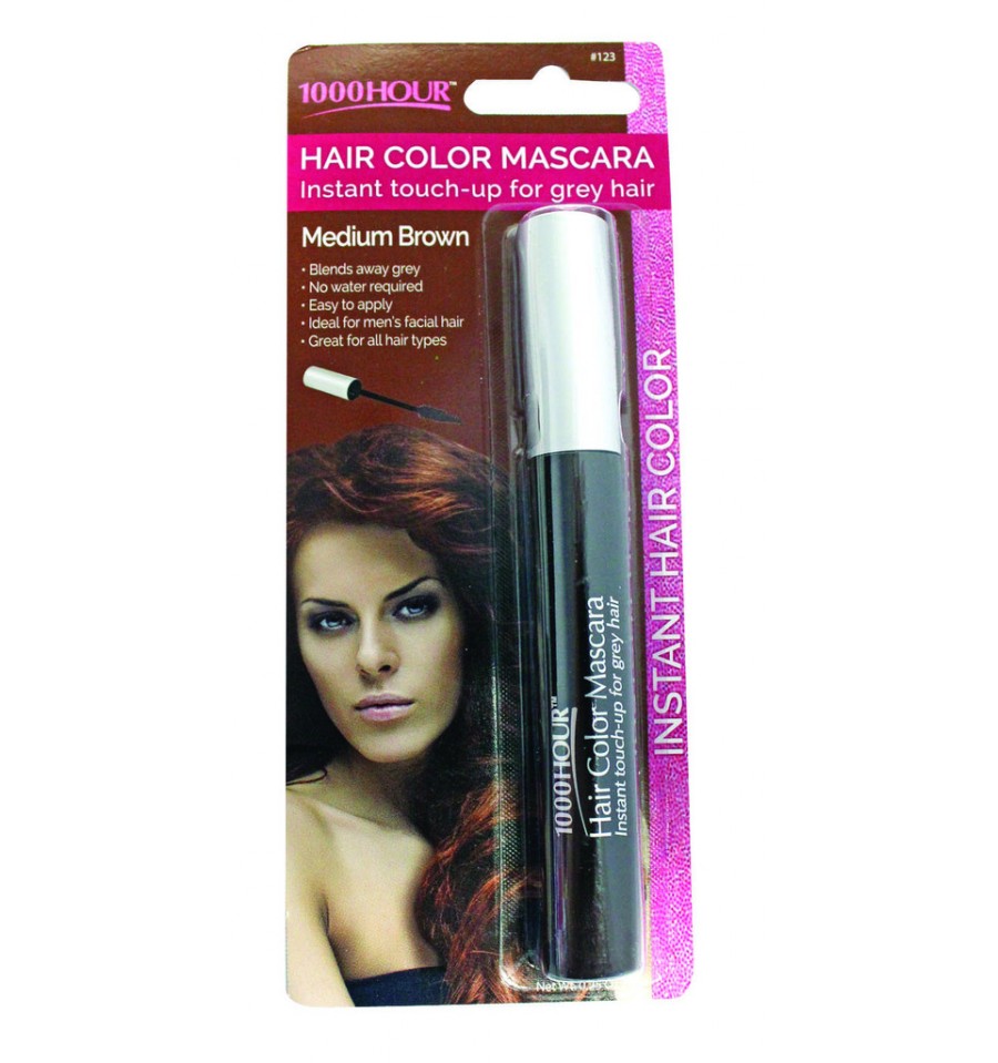 1000 Hour Hair Mascara - Black Hair Colours - Temporary 1000 Hour