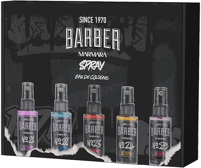 Marmara Barber Eau De Cologne 50ml 5 Piece Gift Set Cologne Barber Marmara