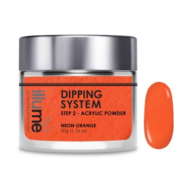 Hawley Illume Dipping System Powder 50g - Neon Orange #8336 Nail Dipping Systems Hawley