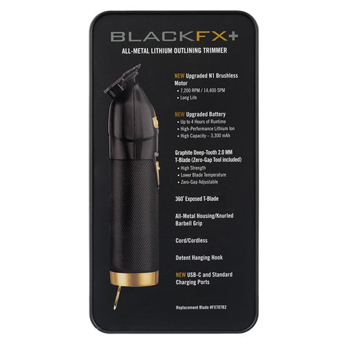 BaBylissPRO FX+ Outliner Hair Trimmer - Black Trimmer BaBylissPRO