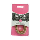 Freestyle Thick Hair Elastics Metal Free Neutrals 4pc Retail Freestyle