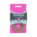 Freestyle Thin Hair Elastics Metal Free Blonde 6pc Retail Freestyle