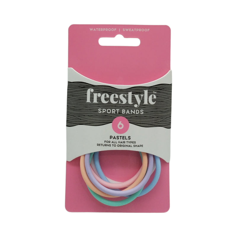 Freestyle Sports Bands Pastels 6pc