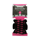 Freestyle Claw Clips Medium Black 2pc Retail Freestyle