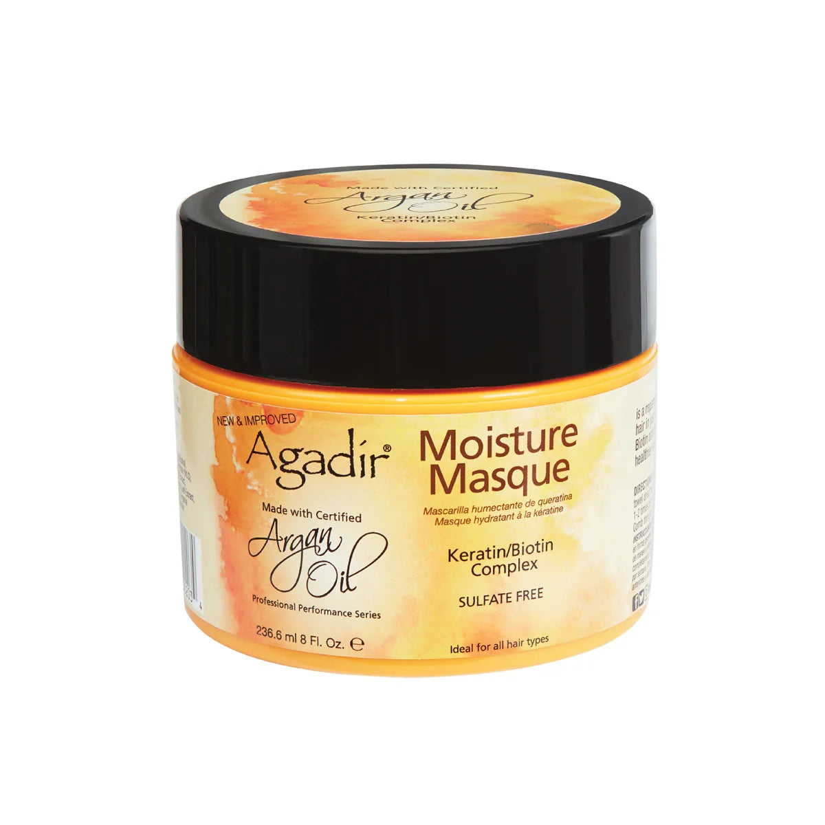 Agadir Argan Oil Moisture Masque 236ml – Professional Deep Hydrating Hair Mask