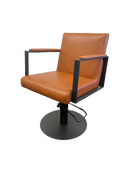 Karma Albury Salon Chair Tan/Black 02202201 Salon Chairs Karma