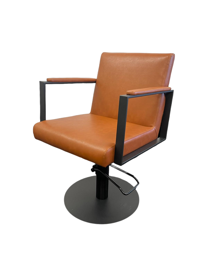 Karma Albury Salon Chair Tan/Black 02202201 Salon Chairs Karma