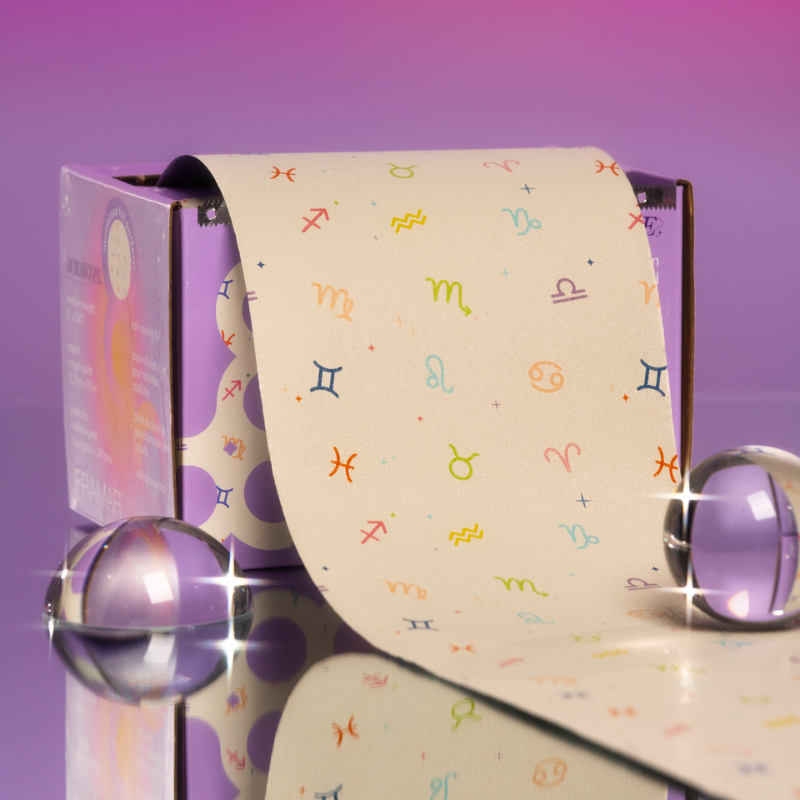 Framar Aurascope - Embossed Foil Roll 12.7cm x 97.5m. Foil Framar