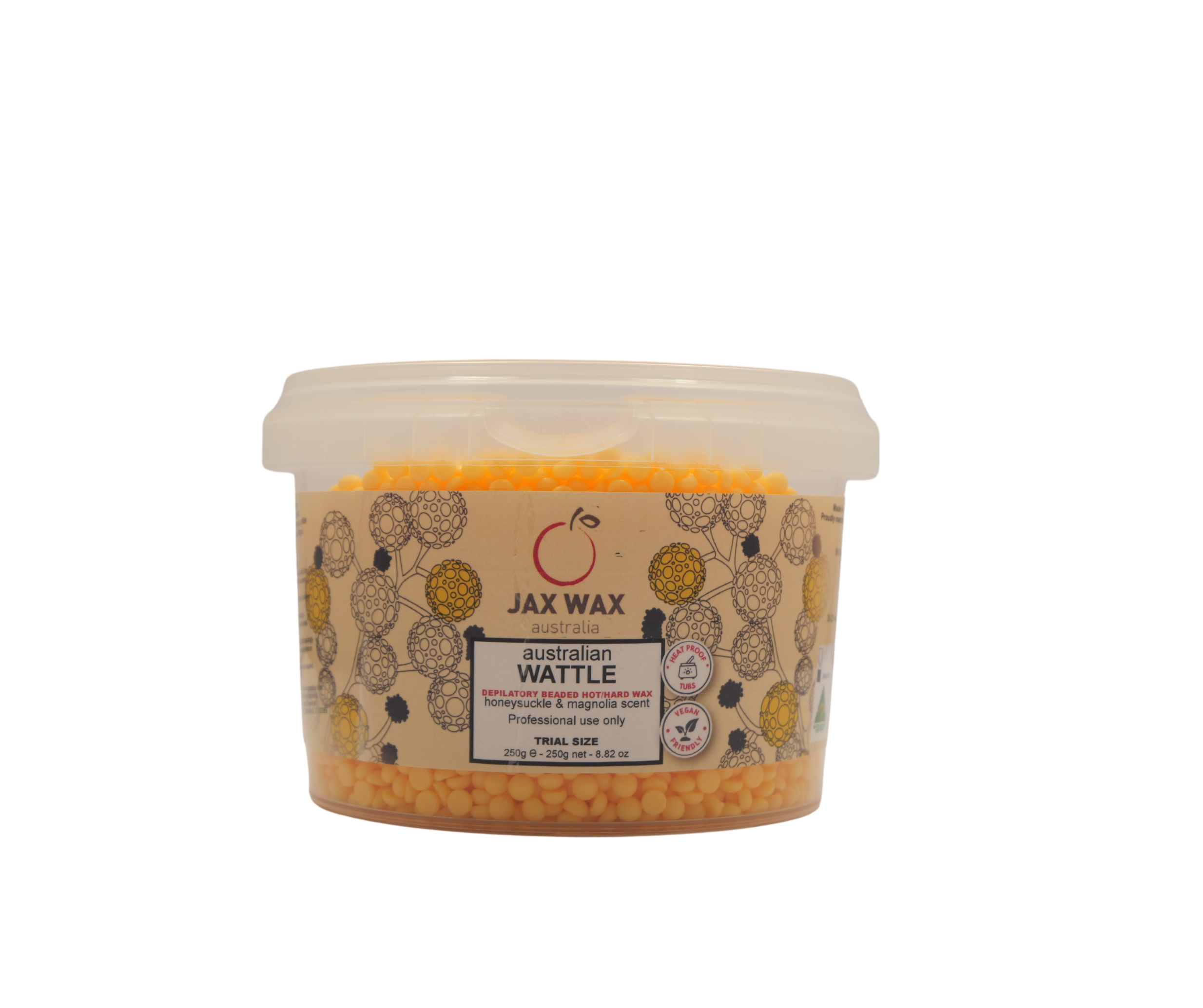Jax Wax Australian Wattle Hot Wax Beads 250g Waxing Jax Wax