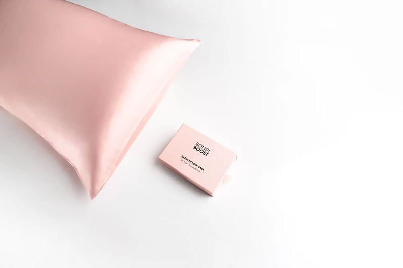 Bondi Boost Satin Pillowcase Blush (Standard Size)