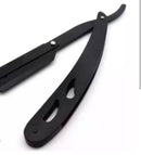 BOB Butterfly Metal Handle Cut Throat Shaving Razor - Black Razors Bob