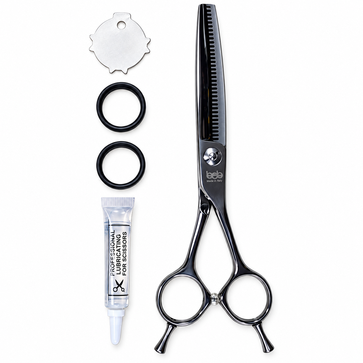 BOB Dragon Professional Edition 6 Inch Japanese Steel Thinning Scissor VG10 Cobalt Steel - Made In Italy
