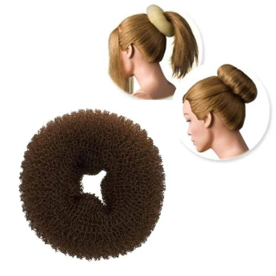BOB Hair Donut Brown 10cm - Medium