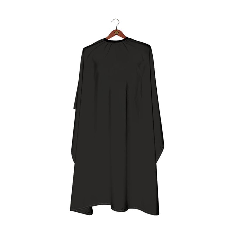 Bob Polyester Cape with Button & Hook Black