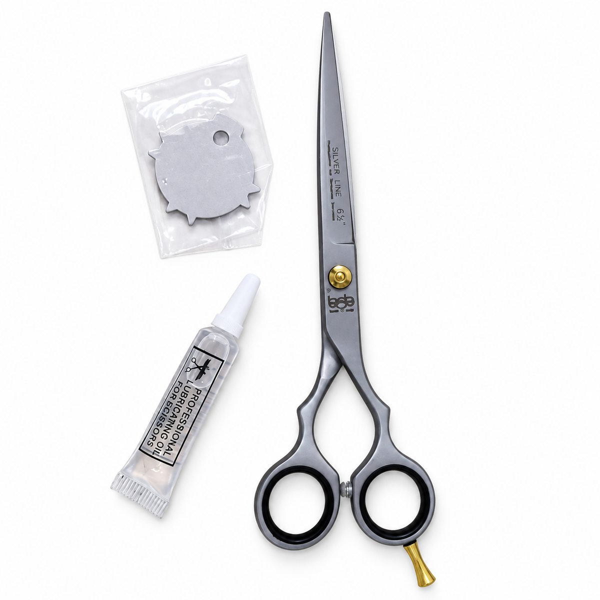 BOB Silver Line Edition 6.5 Inch Japanese Steel Thinning Scissor Steel