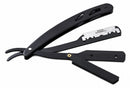 BOB Butterfly Metal Handle Cut Throat Shaving Razor - Black Razors Bob