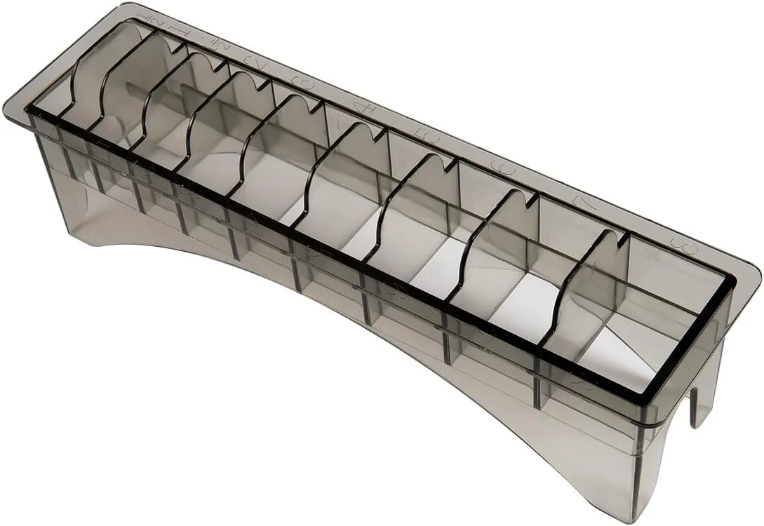 BOB Clipper Guard & Blade 10-Slot Holder Organiser – Professional Barber Attachment Storage Rack Clipper/Trimmer Accessories Bob