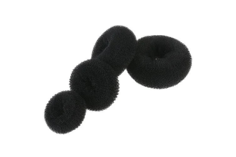 BOB Hair Donut Black 14.5cm - Extra Large
