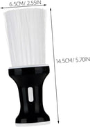BOB Neck Duster Brush Black with Talcum Powder Dispenser Neck Brushes Bob