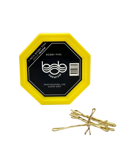 BOB Premium Bobby Pins 3 Inch 250g - Gold Pins Bob