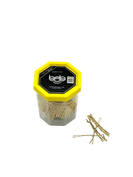 BOB Premium Bobby Pins 3 Inch 250g - Gold Pins Bob