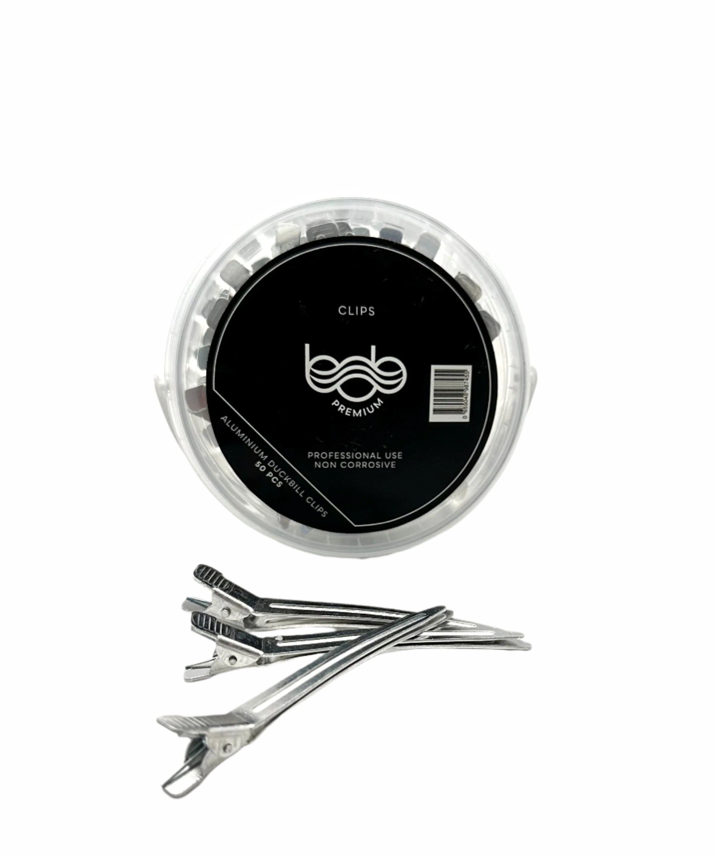 BOB Premium Duck Bill Clips Aluminum 90mm 50pc Hair Clips- Ties - Accessories Bob