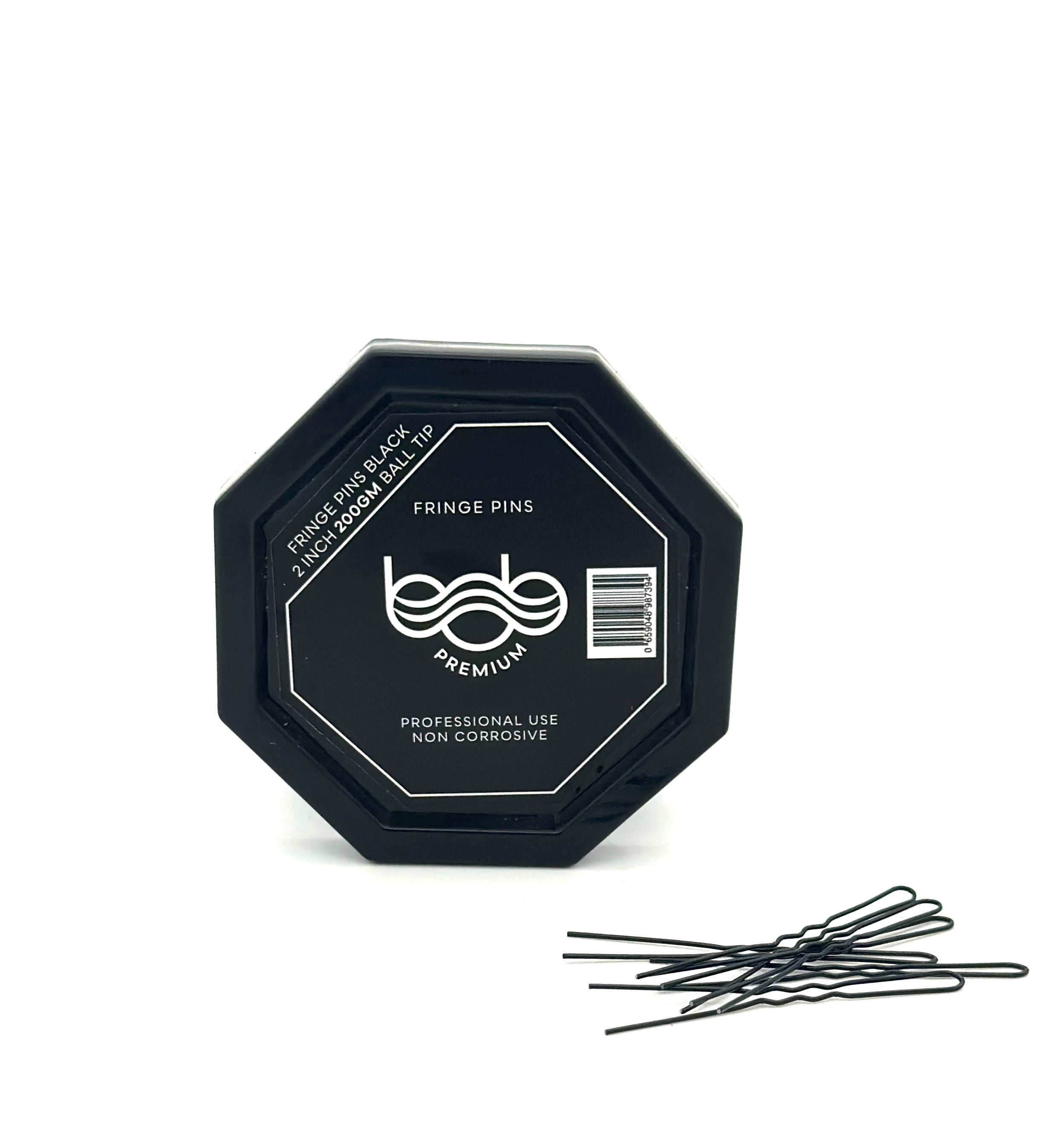 BOB Premium Fringe Pins With Ball Tip 2 Inch 200g - Black Pins Bob