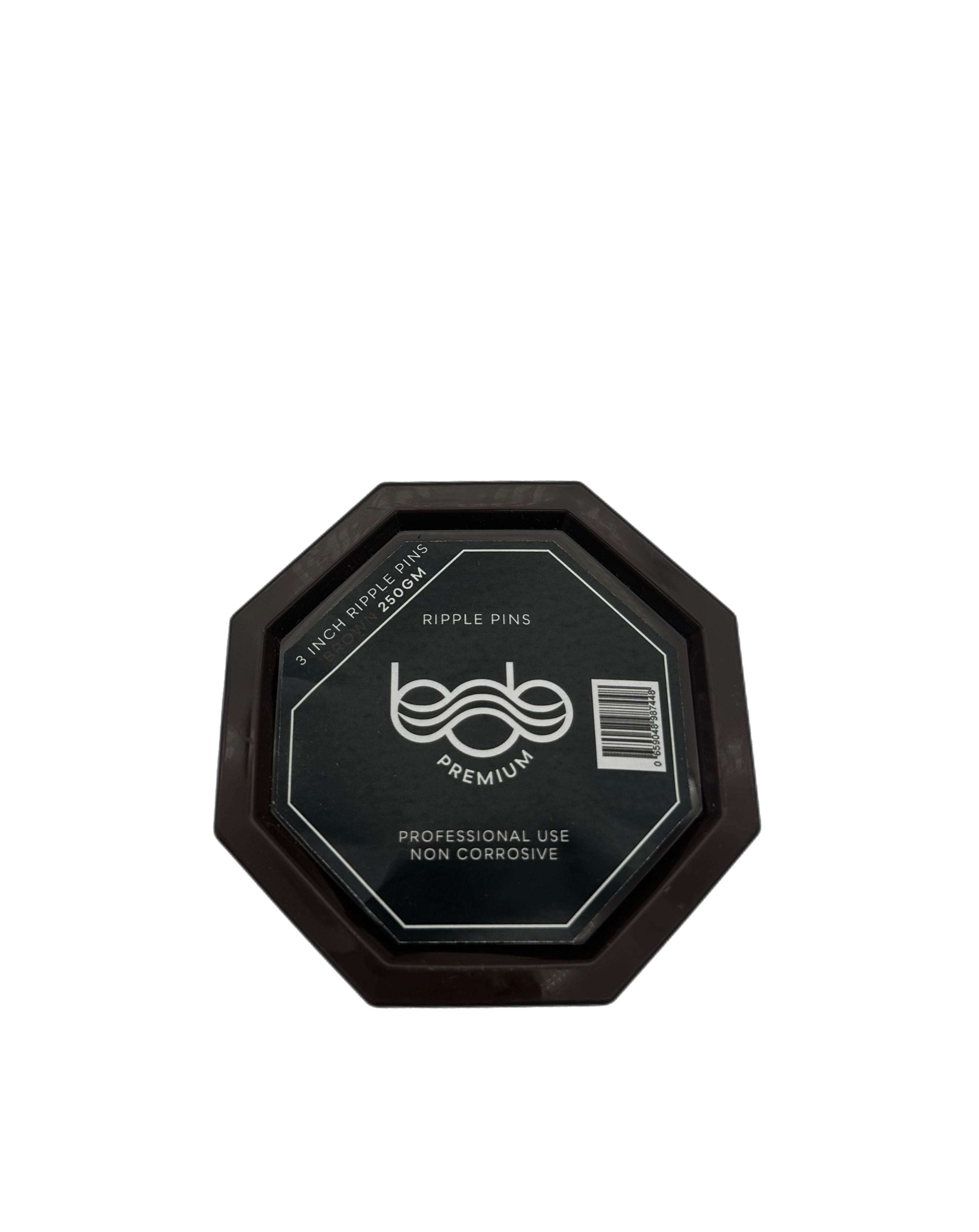 BOB Premium Ripple Pins 3 Inch 250g - Brown Pins Bob