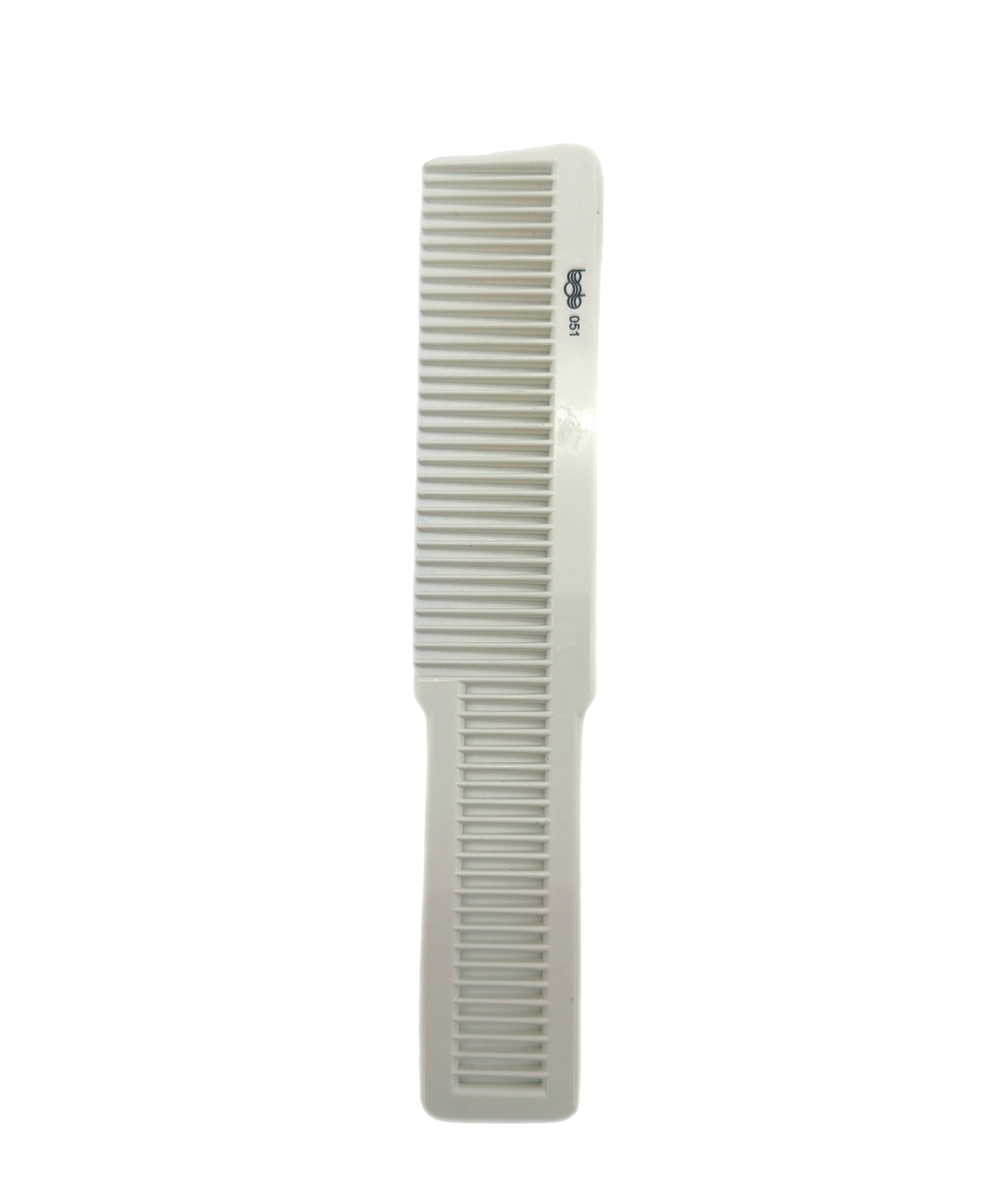 BOB Professional Antistatic Carbon Hair Comb 051 - White Comb Bob