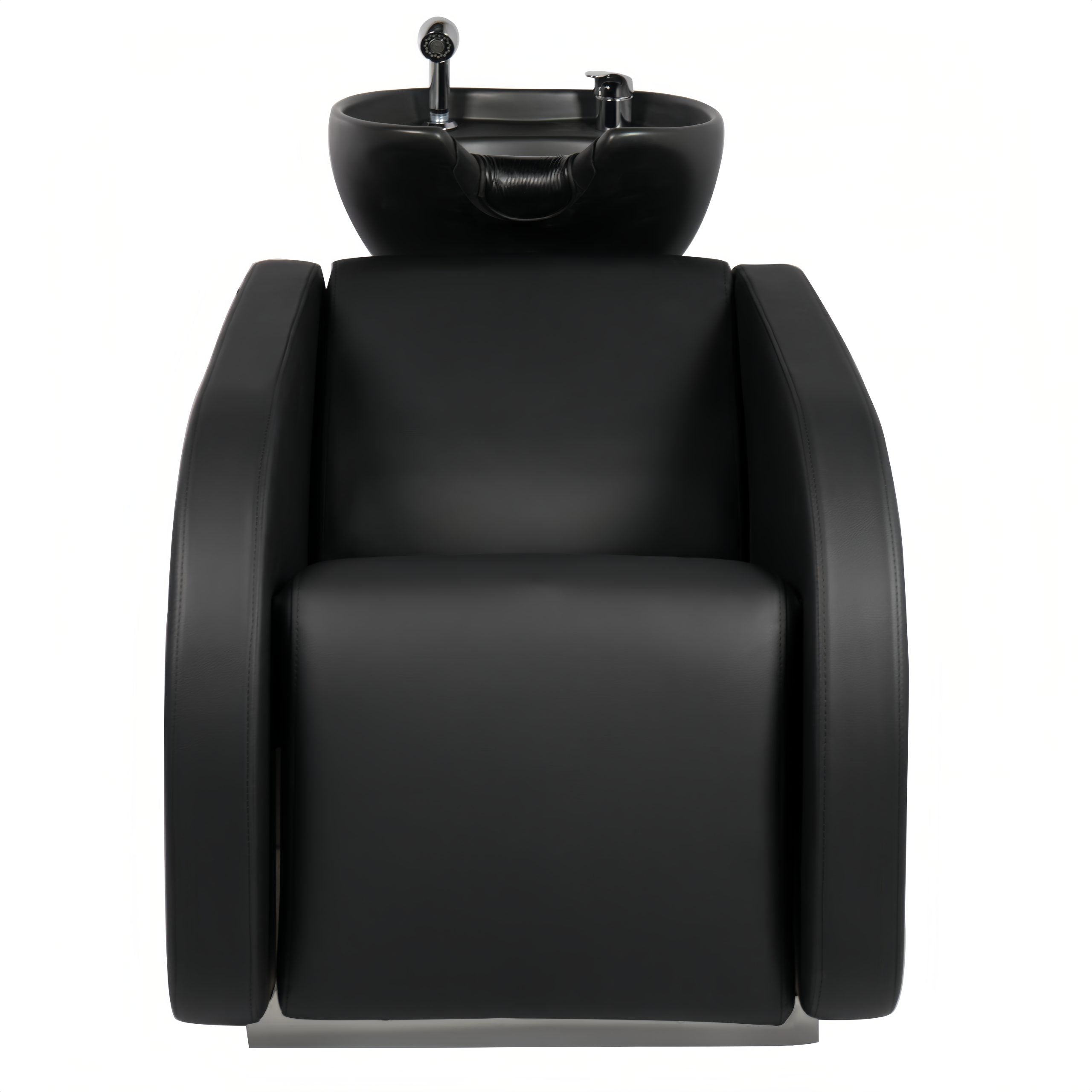 Karma Ballarat Complete Shampoo Unit Electric Black with Black Deep Basin and Air Massage 03190101