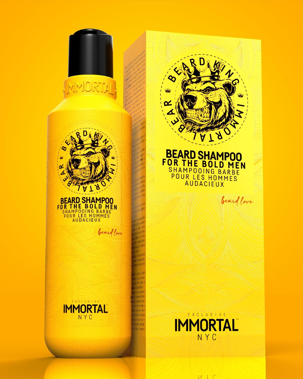 Immortal NYC Beard King Immortal Bear Beard Shampoo 250ml Beard - Moustache Care Immortal