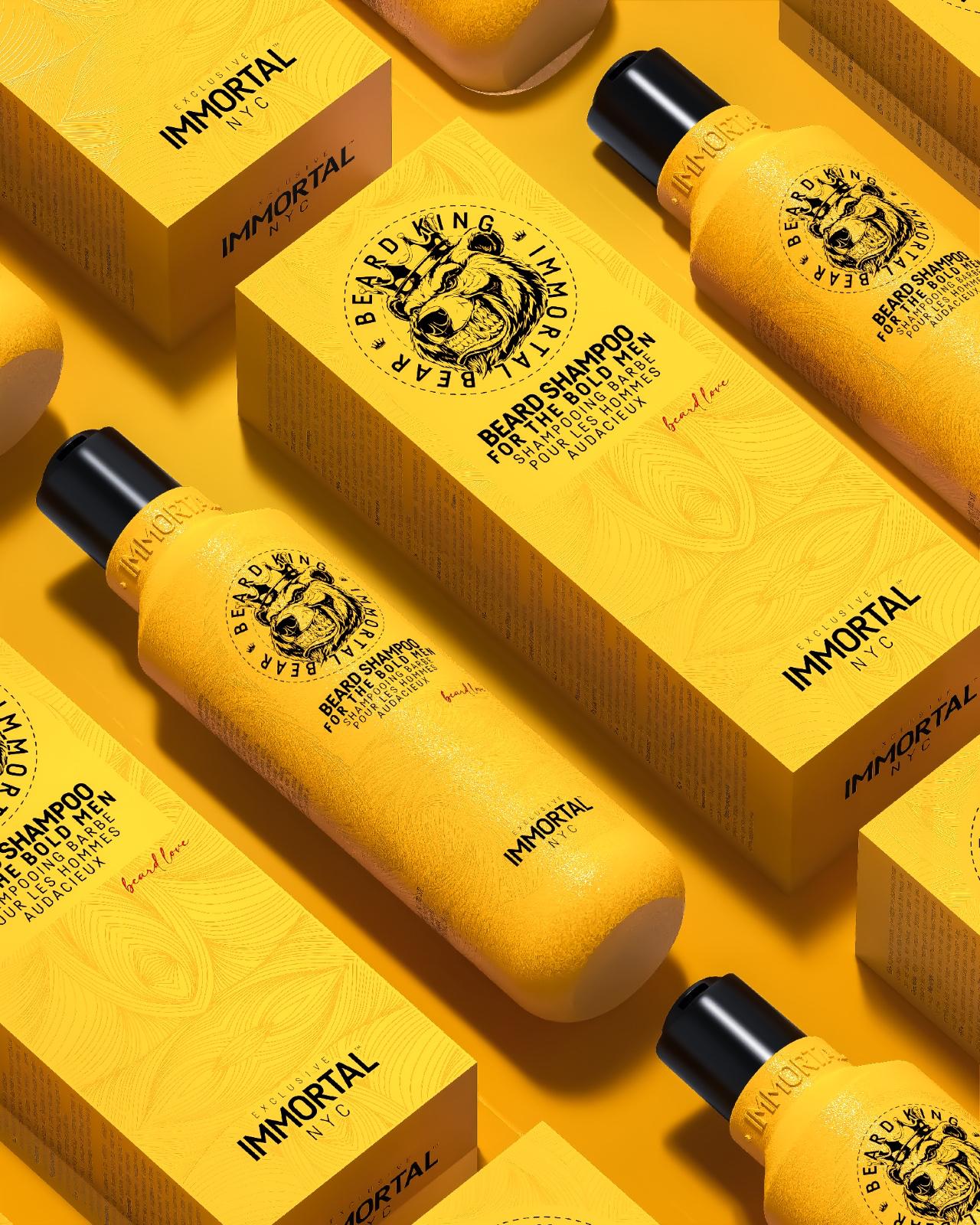 Immortal NYC Beard King Immortal Bear Beard Shampoo 250ml Beard - Moustache Care Immortal