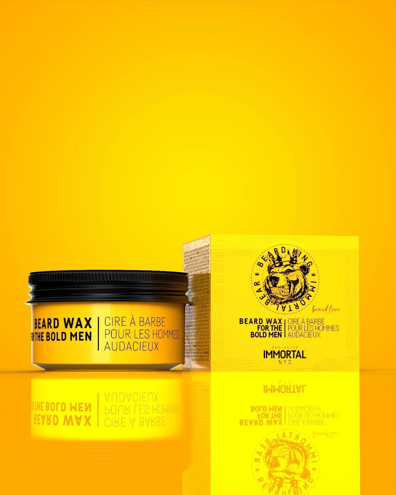 Immortal NYC Beard King Immortal Bear Beard Wax 50ml Beard - Moustache Care Immortal