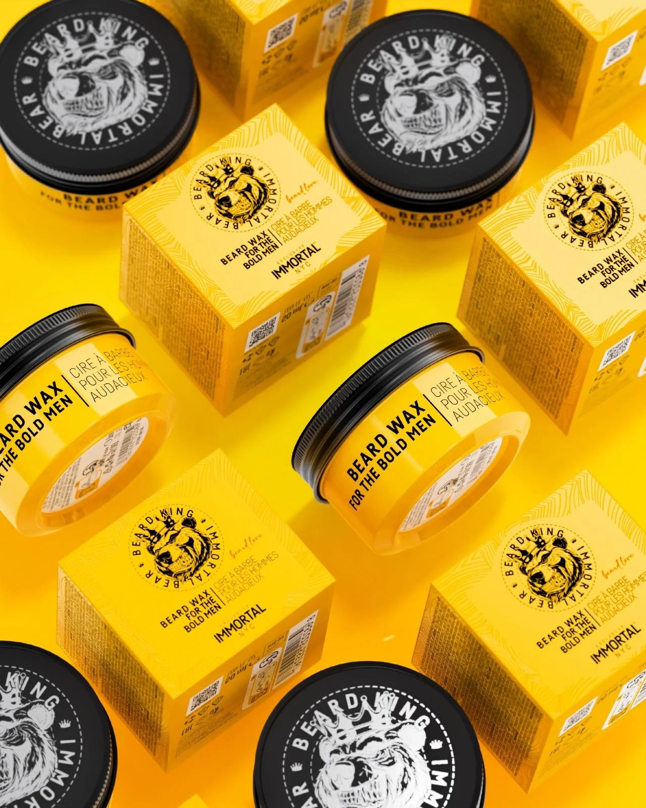 Immortal NYC Beard King Immortal Bear Beard Wax 50ml Beard - Moustache Care Immortal