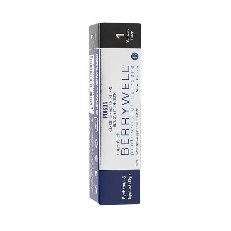 Berrywell Eyelash Tint No. 1 Black 15ml – Professional Lash & Brow Tint