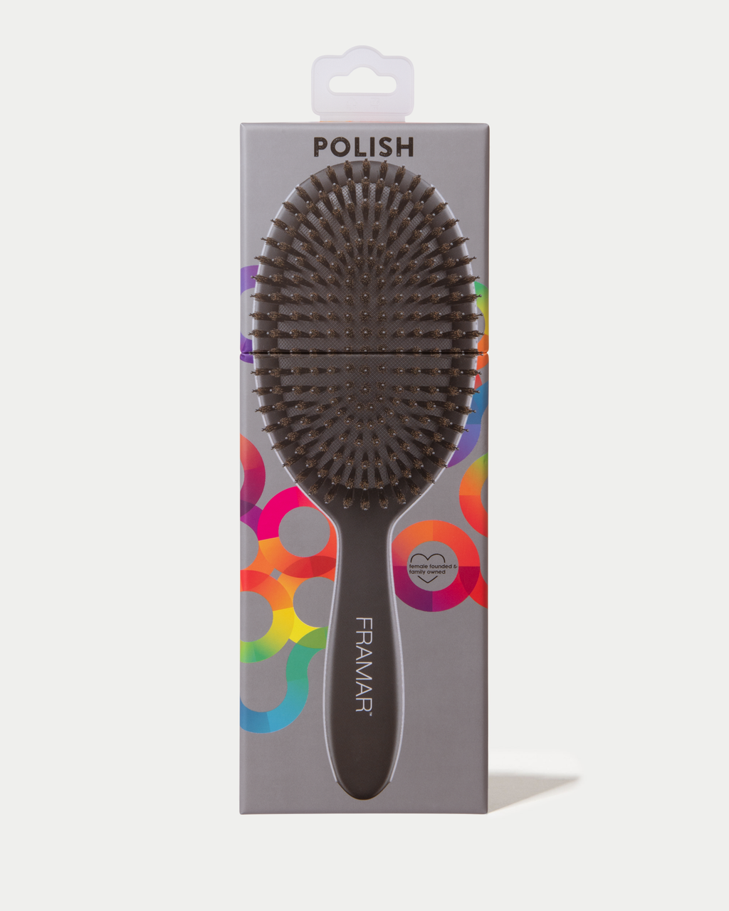 Framar Polish Oval Brush Hair Brush Framar